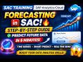 SAC Training 🚀 | How to Do Forecasting in SAP Analytics Cloud | Step-by-Step 2026#sap #sac #server