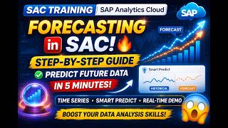 SAC Training 🚀 | How to Do Forecasting in SAP Analytics Cloud | Step-by-Step 2026#sap #sac #server