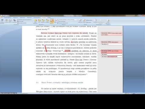 Część IV Śledzenie zmian dokumentu programu MS Word 2010