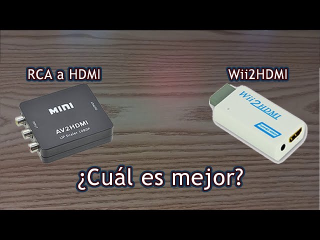 HDMI en la Nintendo Wii ¿Conversor análogo o Wii2HDMI? 