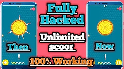 Mx player Knife hit game Trick || Mx player Game hack trick knife hit