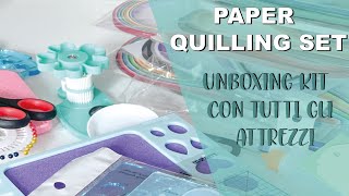 Unboxing Kit Paper Quilling