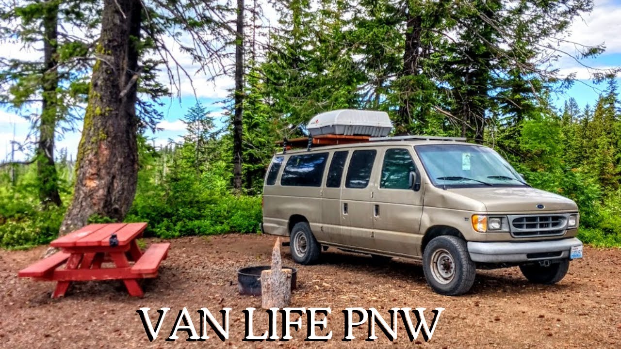 FINALLY MADE IT!! Alone In the PNW Mountains - VANLIFE - YouTube