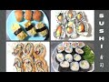 6种在家就能做的简易寿司🍣（ 6 different sushi recipes）：寿司卷+手握寿司 ｜美食食客（20）