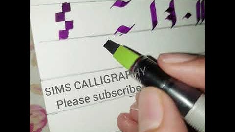 Day 3 Gothic Calligraphy with pilot parallel pen tutorial- basic strokes 3