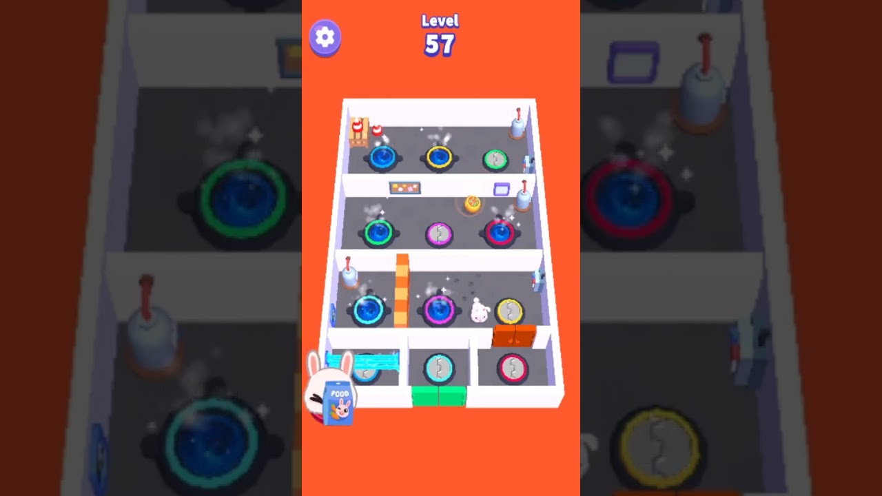 Bunny Escape Level 57 Gameplay 