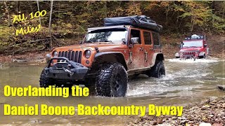 Overlanding all 100 miles of the Daniel Boone Backcountry Byway