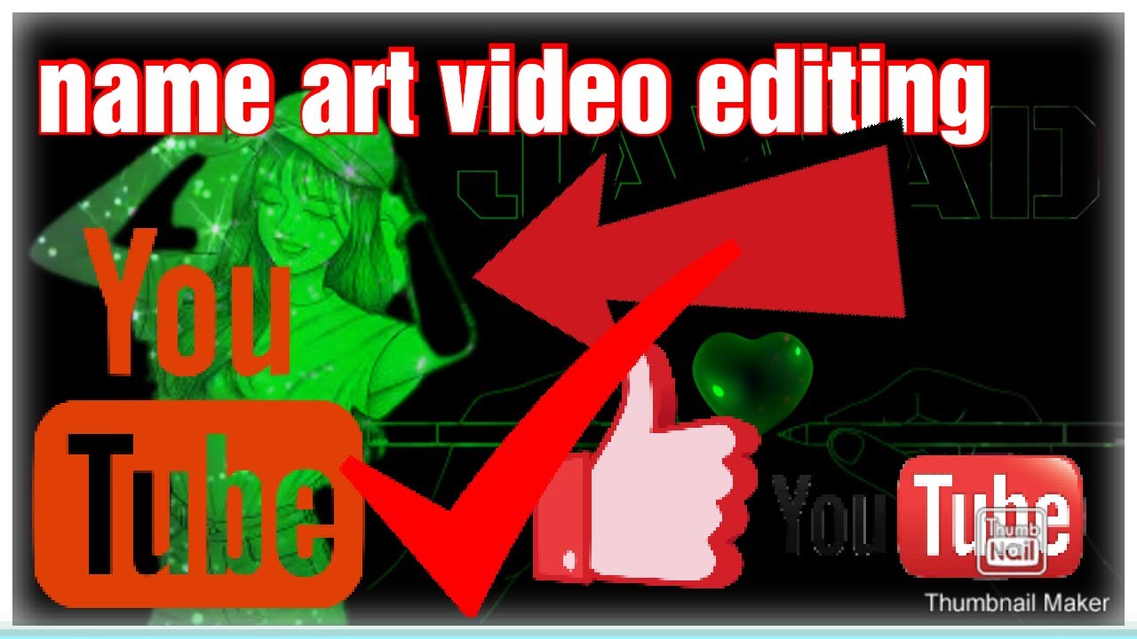 Kinematics video editing||name art video editing software||mjawad77 ...