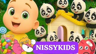 10 Little Pandas | Fun Nursery Rhymes for Kids | 3D Animation