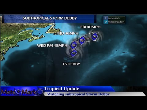 Subtropical Storm Debby,