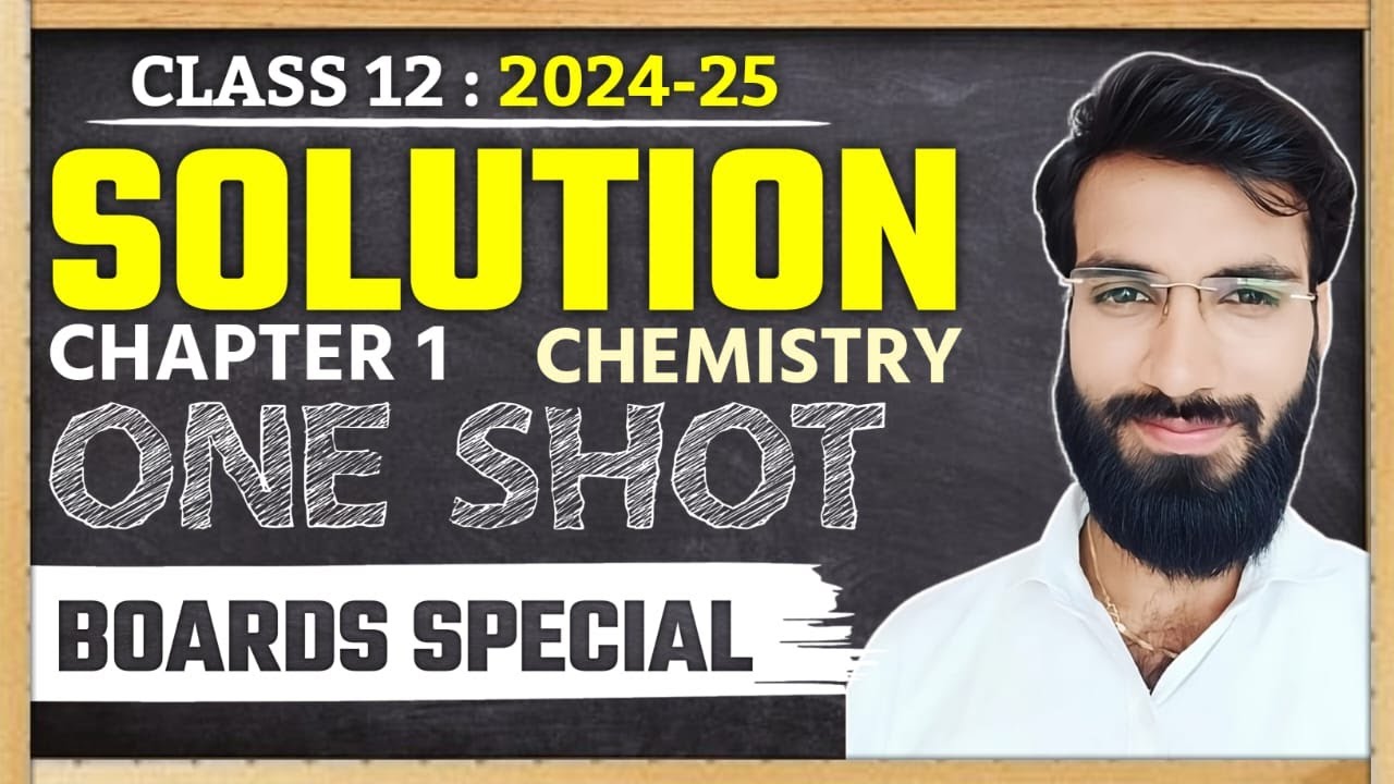 Live - 01 SOLUTION IN ONE SHOT | CLASS 12 BOARDS 2025-26 | SPECIAL SERIES | CHEMICAL LOCHA |