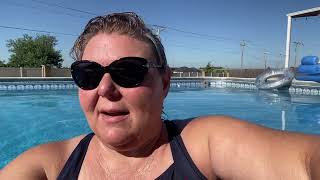 A Lady On A Subway Wearing A Red Dress & High Heels That Her Feet Burst Out Of. My Why.