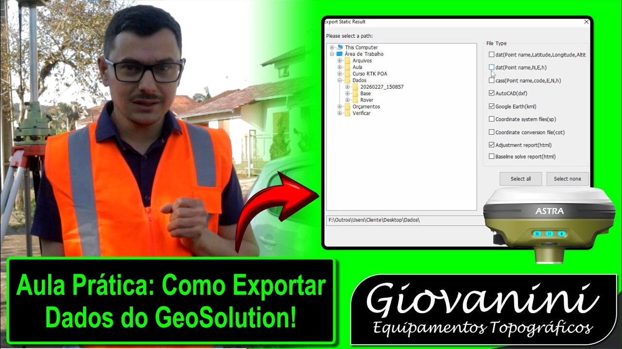 [AULA PRÁTICA] Exportação de Dados do GeoSolution - YouTube