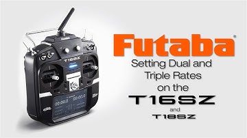 Futaba 16SZ Dual Rate and Triple Rate Programming: Tips & How To’s