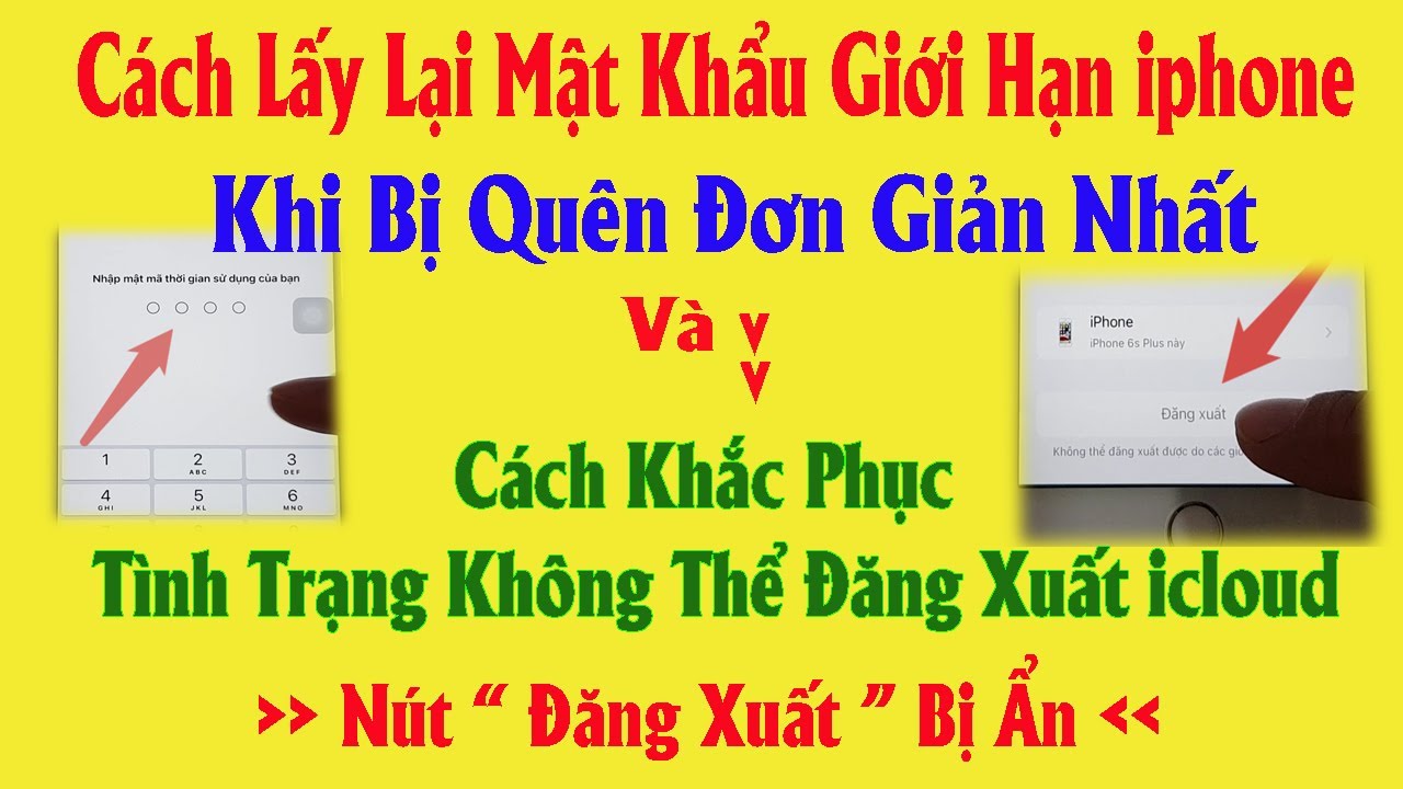 Cách Lấy Lại Mật Khẩu Giới Hạn iphone Nhanh Gọn Nhất, Và Cách Khắc Phục ...