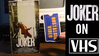 Joker (2019) On VHS By Nostalgia Video