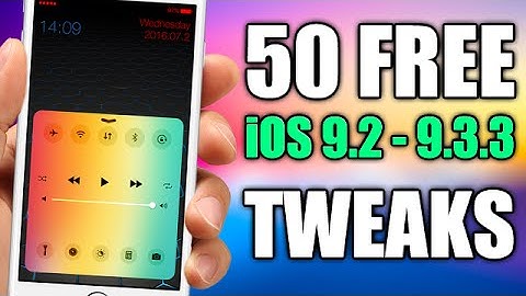 TOP 50 FREE Cydia Tweaks Compatible With iOS 9.2 - 9.3.3 Jailbreak