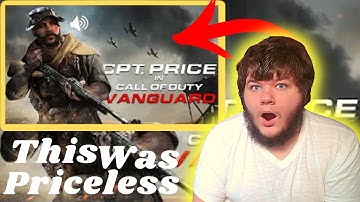 FIRST TIME REACTING TO | AZERRZ CAPTAIN PRICE Voice TROLLING on COD VANGUARD!