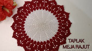 MINIMALIST ROUND CROCHET TABLECLOTH