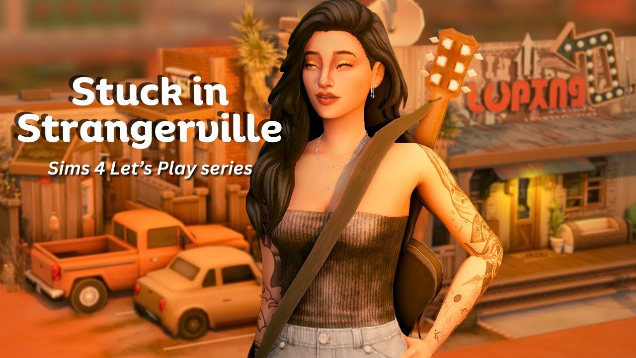 The Sims 4 Let's Play Stuck in Strangerville 🌵 EP 1 Messy, Drama