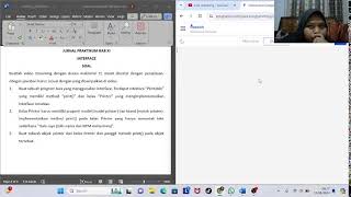 Praktikum Pemrograman Berorientasi Objek Modul 11 a.n Sandrina Maydawati 07352211125