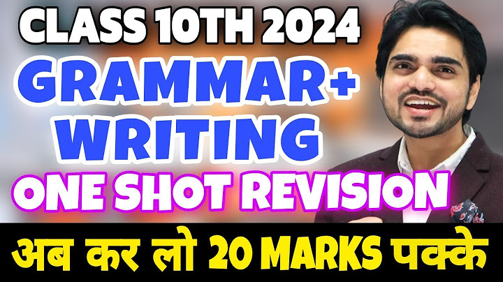 🔴LIVE CLASS 10 REVISION | ONE SHOT Full Grammar & Writing | Full Writing/Practice/Questions