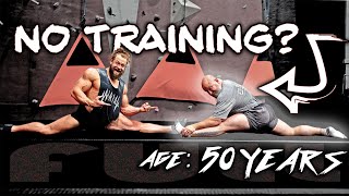 NO TRAINING FULL SPLITS AT 50 YEARS OLD - (POSSIBLE?)