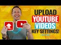 How to uploads on youtube settings to maximize views