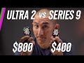 Apple Watch Ultra 2 vs Apple Watch Series 9 // Twice the Price = Twice the Features?