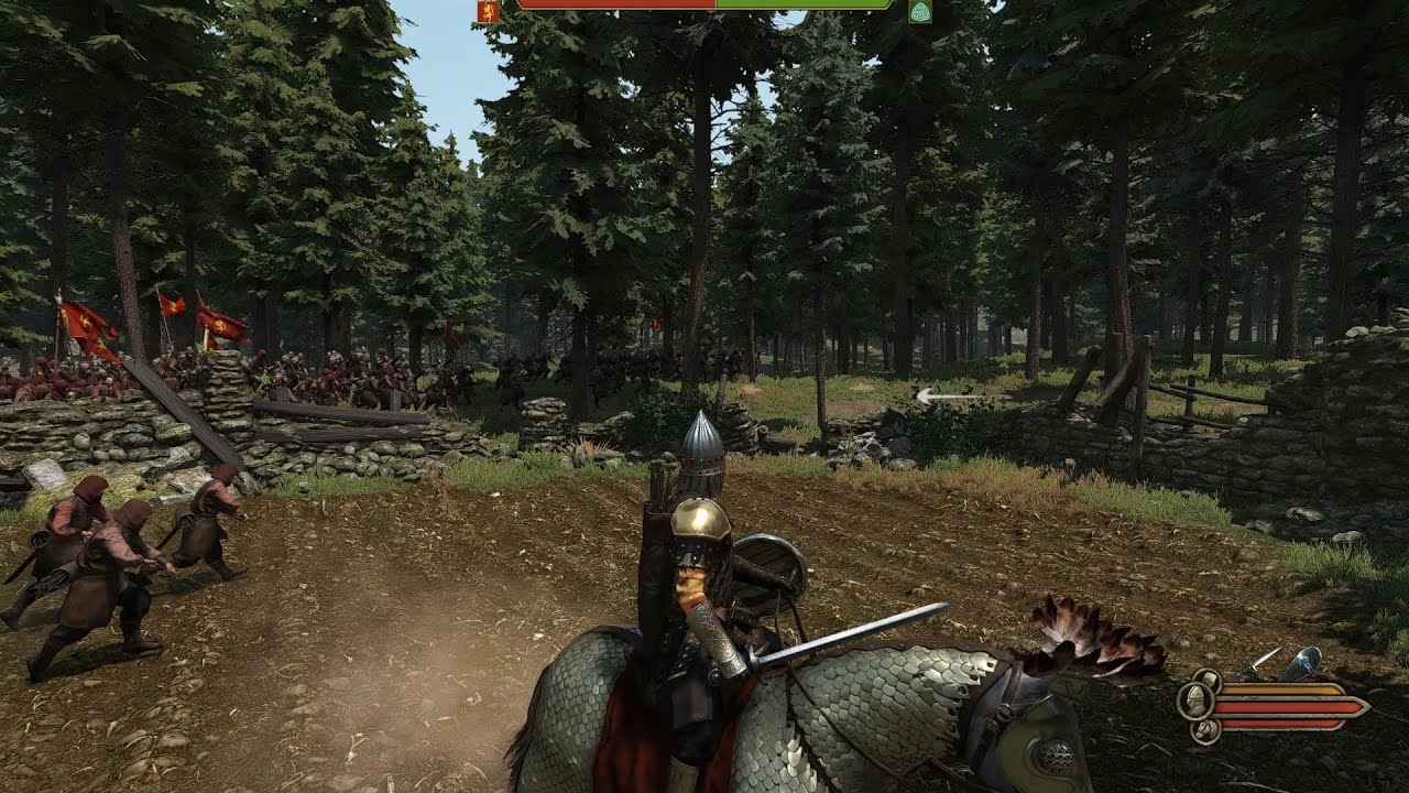 Brotherhood of the Woods Raid Wolfskins Village | Mount & Blade II - Bannerlord