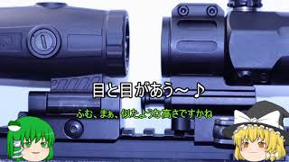 【HOLOSUN HM3X】マグニファイア比較【NOVEL　ARMS　3X TACTICAL MAGNIFIER】