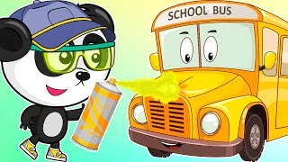 Учим Цвета Для Детей Мультик Про Школьный Автобус ...