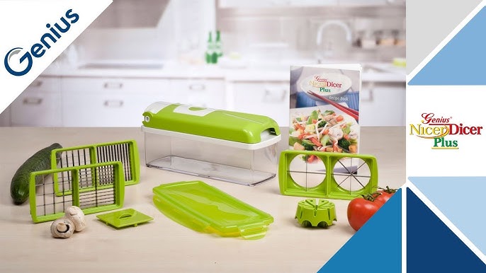 GENIUS Nicer Dicer Magic Cube 12 Pièces -Appareil de Découpe