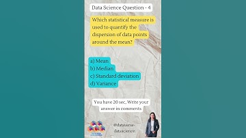 Data Science and Machine Learning quiz - 4