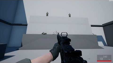 NPC BATTLEGROUNDs | Ragdoll showcase | unreal engine