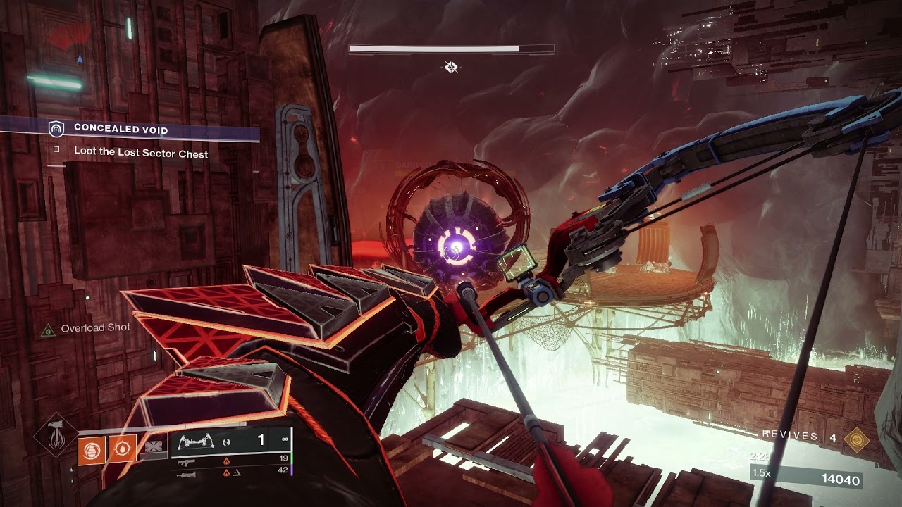 Legend Concealed Void Lost Sector Commentary Guide (1320 - Titan) | Lament Sword Cheese