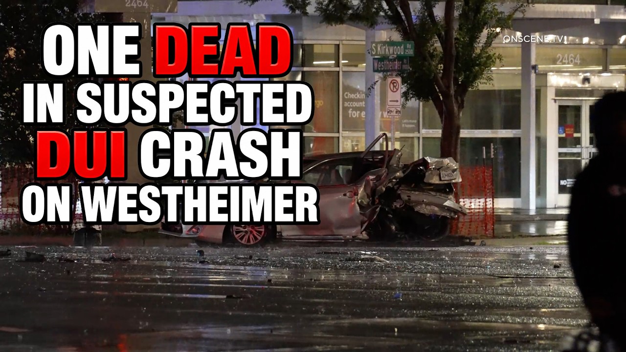 One Dead In Suspected DUI Crash On Westheimer - YouTube