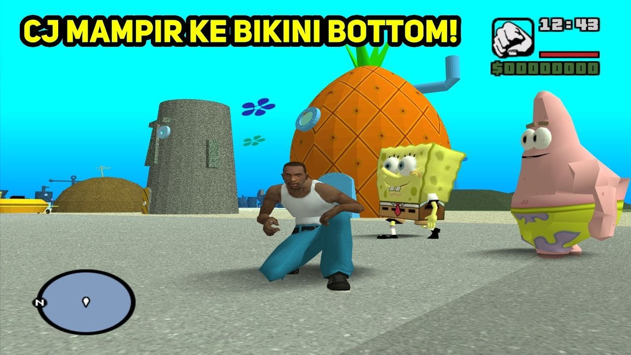 KELILING BIKINI BOTTOM DI GTA SAN ANDREAS! (Mod Spongebob) - YouTube