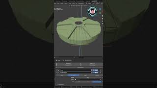 Blender Circular Modeling: Array & Simple Deform Modifier Workflow #Shorts #YoutubeShorts #CGI