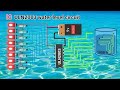 ULN2003 IC . su seviye sensörü . water level indicator . su seviyesi devresi . su seviye devresi