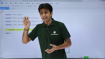 HP UFT/QTP - Inputbox