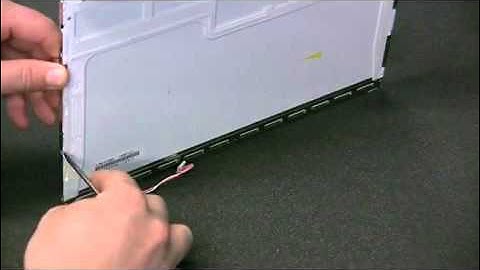 LCD Backlight Removal & Replacement   laptop screen fix     YouTube