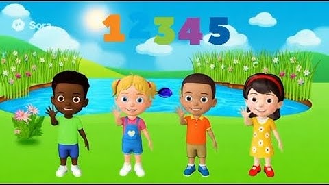 🎶 12345 Number Song for Kids | Fun Counting Rhyme | Learn Numbers 1 to 10 | 