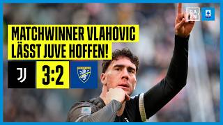90+5'! Vlahovic & Rugani drehen Drama-Spiel in letzter Minute: Juventus - Frosinone | Serie A | DAZN