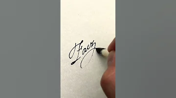 ASMR SATISFYING Name Writing Faiz Cursive Asmr Sound New Satisfying Pen Ink Name 