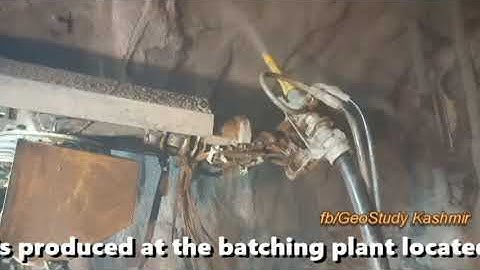 Tunnel Sequential Construction Activities: 2. Shotcrete