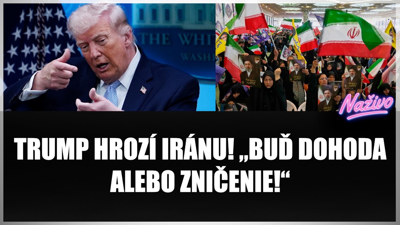 TRUMP HROZÍ IRÁNU! „BUĎ DOHODA, ALEBO ZNIČENIE!“ Na stole čaká nová operácia proti Iránu?