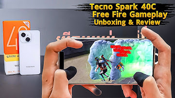 Tecno Spark 40C Full Free Fire Gameplay Review Full Test