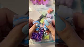 Colorful wax cracking slime ASMR video! 🚫 No talking!!!! #notalkingasmr #asmr