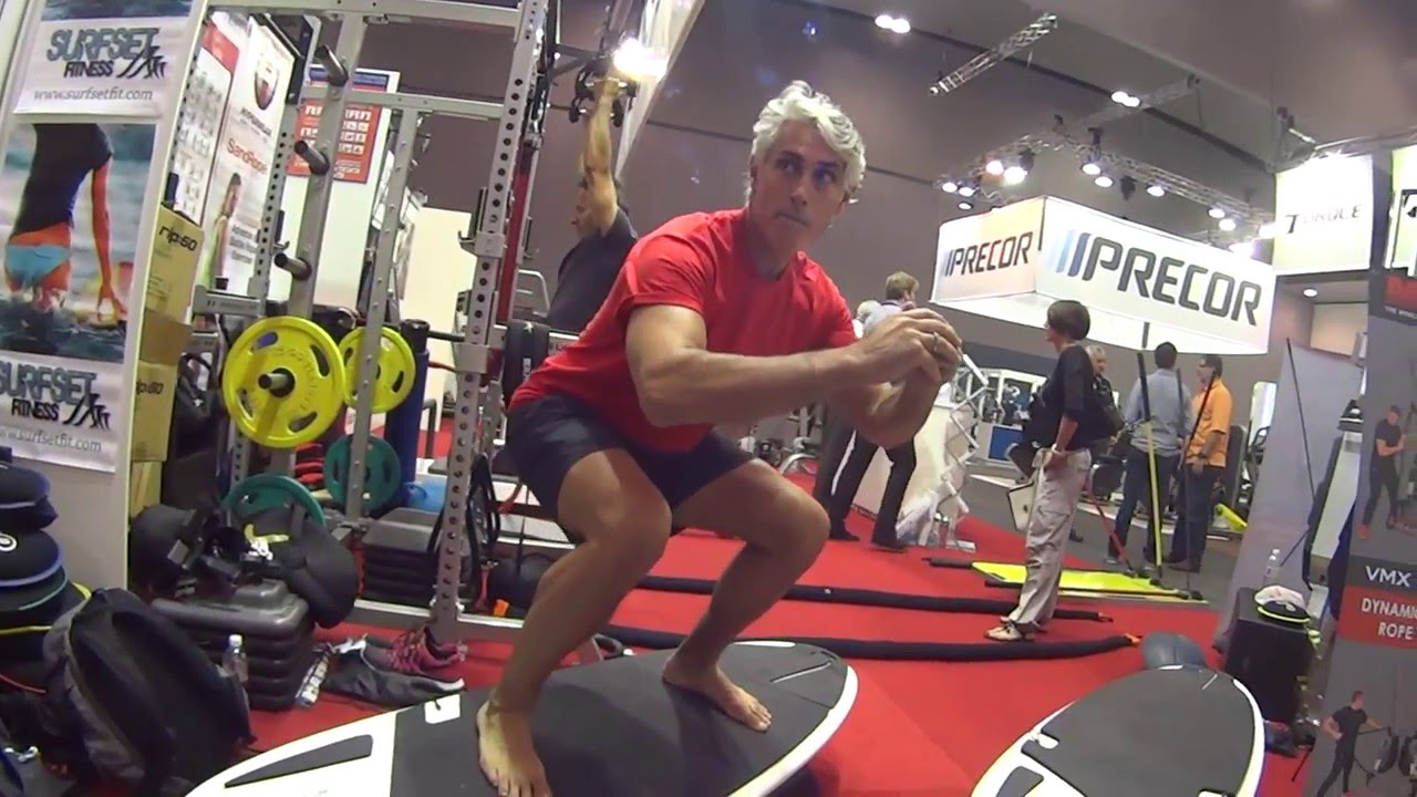 SURFSET FITNESS BOARD Demo YouTube